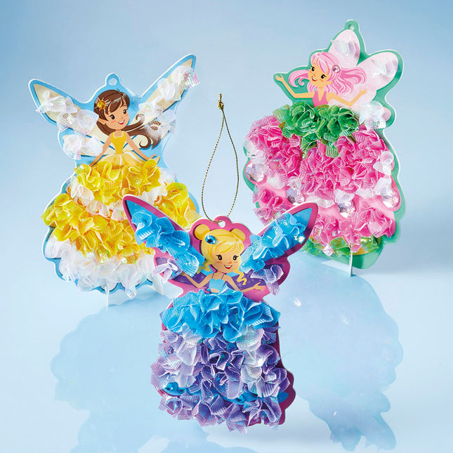 Fashion Fairies Craft Set Figuras de Hadas con Vestidos de Baile de Fantasía