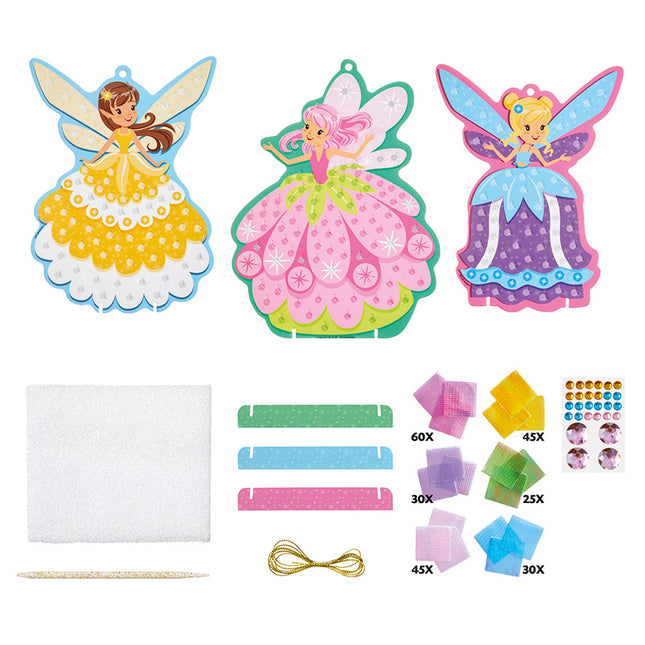 Fashion Fairies Craft Set Figuras de Hadas con Vestidos de Baile de Fantasía