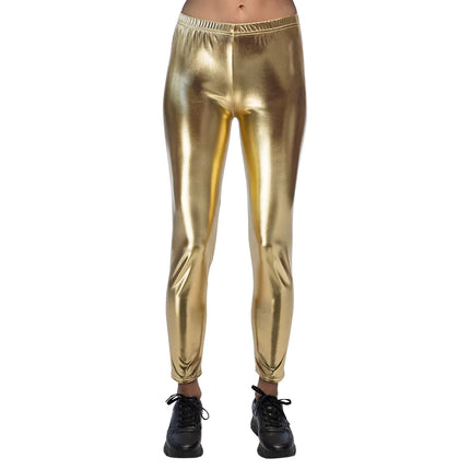 Legging Oro Metálico