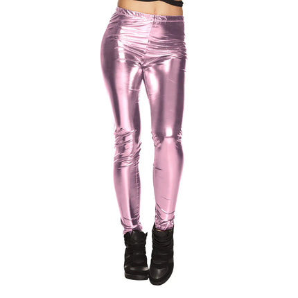 Legging Rosa Metalizado