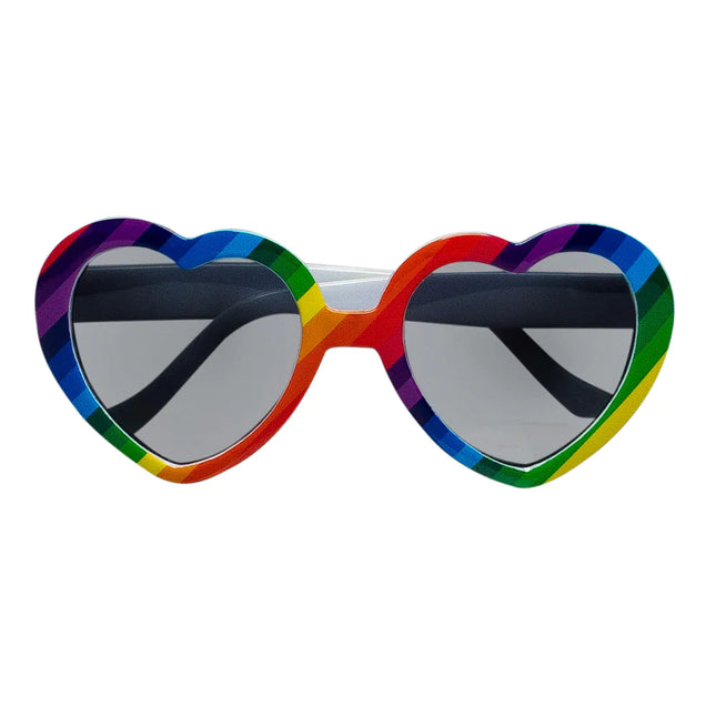 Gafas Corazón Arco Iris