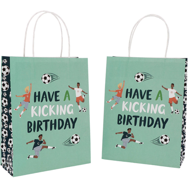 Bolsas de regalo - Fútbol Fantástico - 20 x 27 cm - 6 unidades