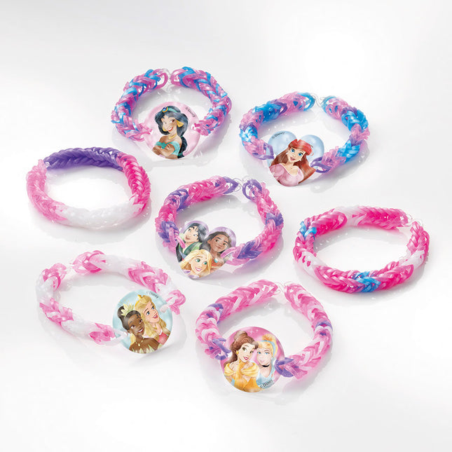 Pulseras de princesas Disney con gomas de telar