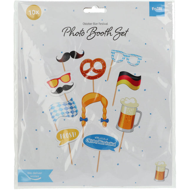 Oktoberfest Accesorios Photobooth 10pcs