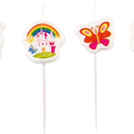 Velas Unicornio 7,5cm 4pcs