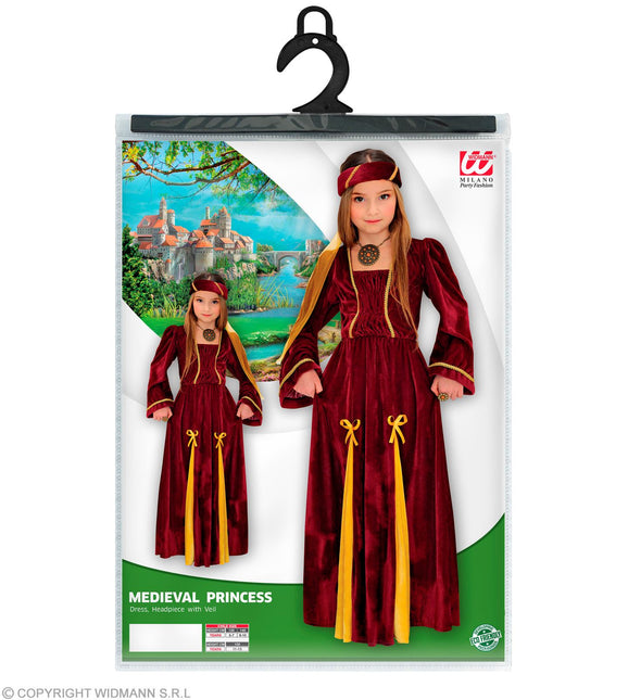 Disfraz de Princesa Medieval Infantil