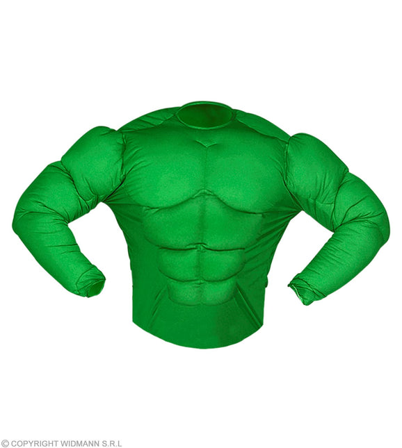 Disfraz Camisa Musculosa Verde Niño