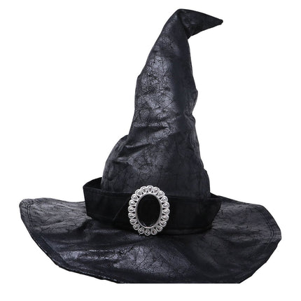 Halloween Sombrero de Bruja Hebilla Negra