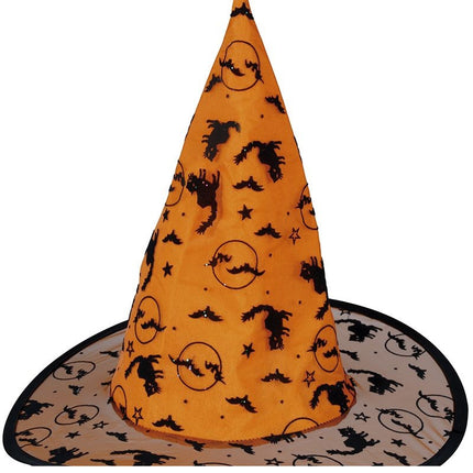 Sombrero de bruja de Halloween Naranja