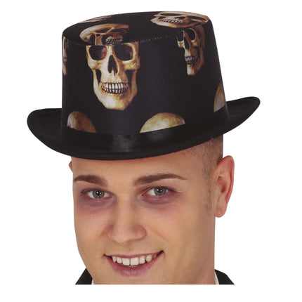 Sombrero de calavera de Halloween