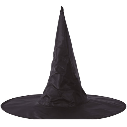 Sombrero de bruja de Halloween Negro 45cm