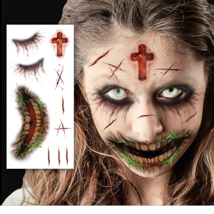 Halloween Tatuajes Falsos Cara