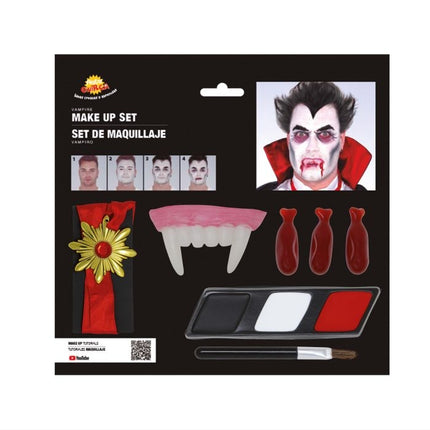 Set Maquillaje Halloween Purpurina Vampiro