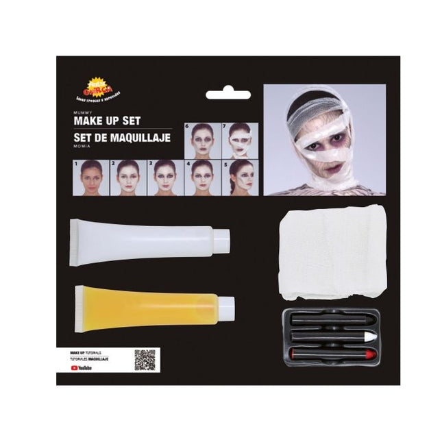 Set Maquillaje Halloween Momia