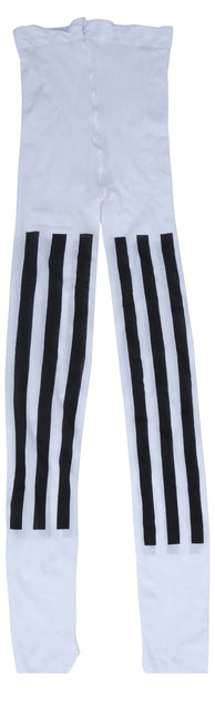 Legging Negro Blanco Rayas