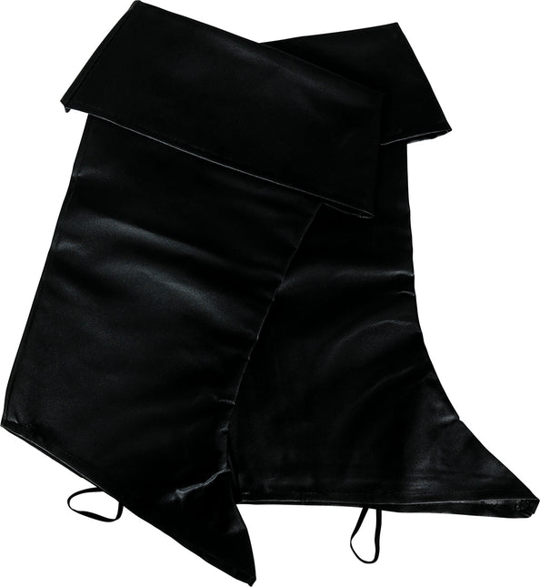 Cubrebotas negro 50 cm, niños