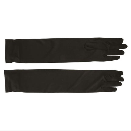 Guantes de Halloween Negros 45cm