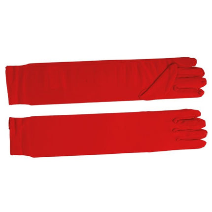 Guantes de Halloween Rojo 42cm