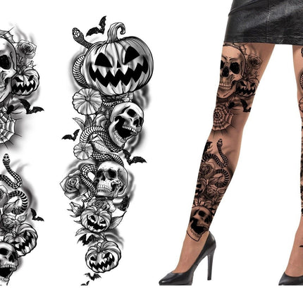 Tatuajes de mallas de Halloween