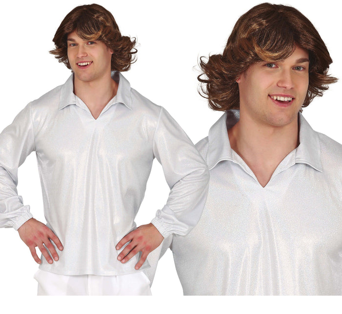 Camisa Disco Plata