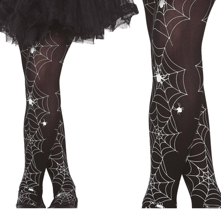 Legging de Halloween Tela de Araña Niña