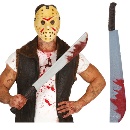 Machete Sangriento Halloween 74cm