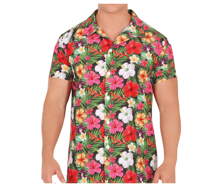 Blusa Hawaii Flores para hombre