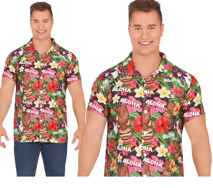 Blusa Hawai Aloha para hombre