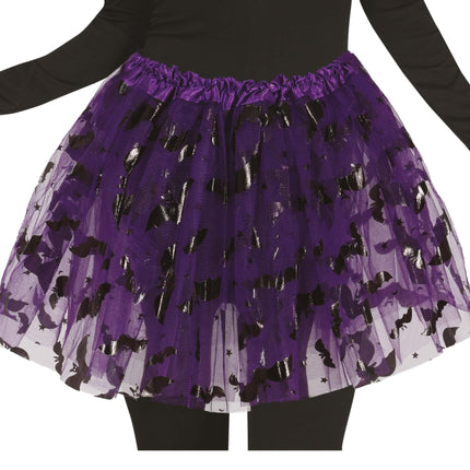 Tutú de Halloween Morado 40cm