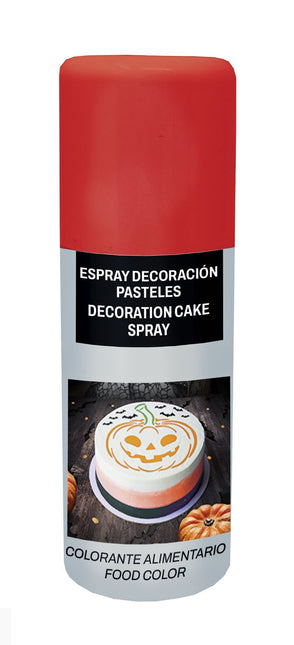 Colorante alimentario rojo en spray 100 ml