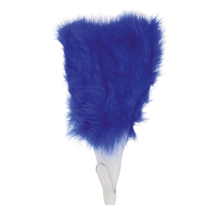 Abanico Plumas Azules