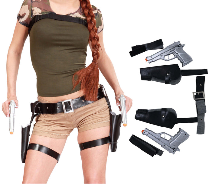 Fundas de pierna Tomb Raider y Pistolas