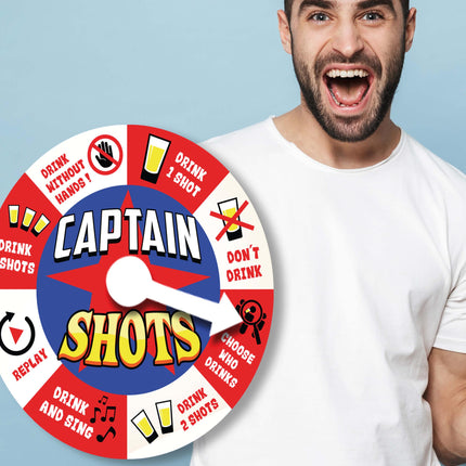 Capitán tiros ruleta, 40 cm