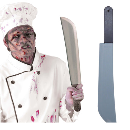 Machete Halloween Gris 53cm