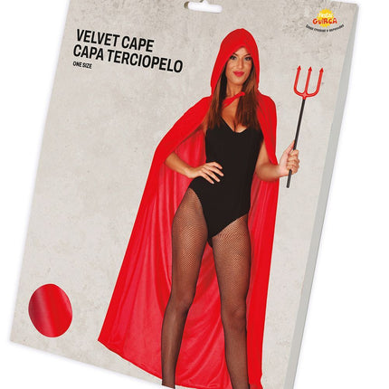 Capa de Halloween Capucha Roja 1,3m