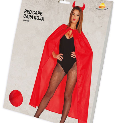 Capa de Halloween Roja 1,3m