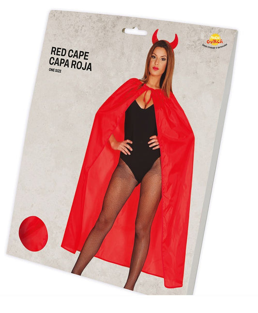 Capa de Halloween Roja 1,3m