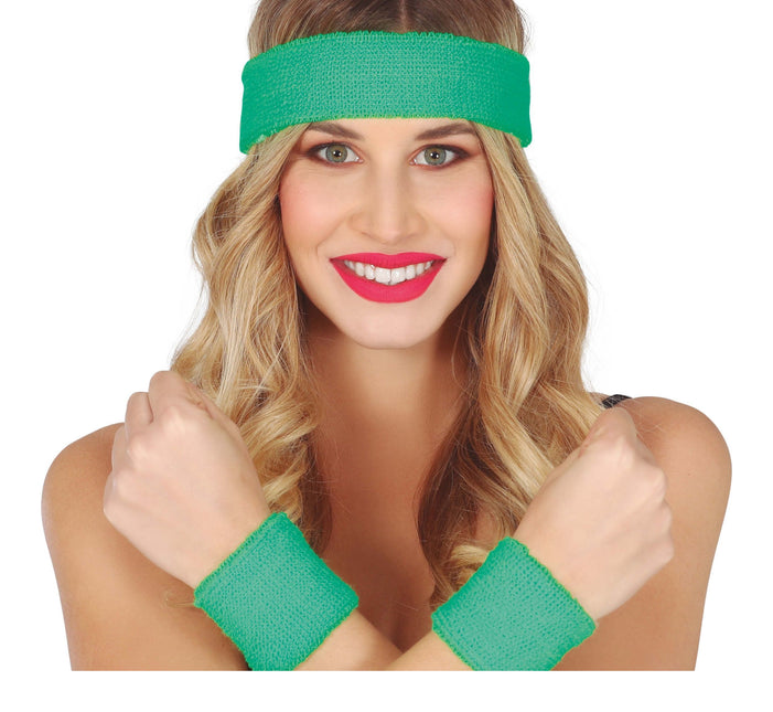 Bandas antisudor Juego verde 3 piezas