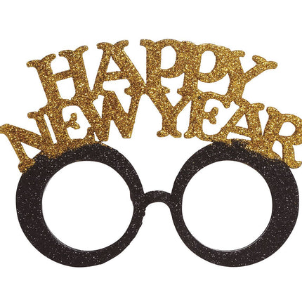 Gafas Feliz Año Nuevo Oro Plata