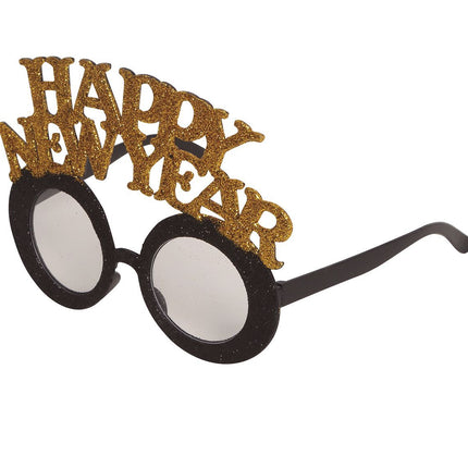 Gafas Feliz Año Nuevo Oro Plata