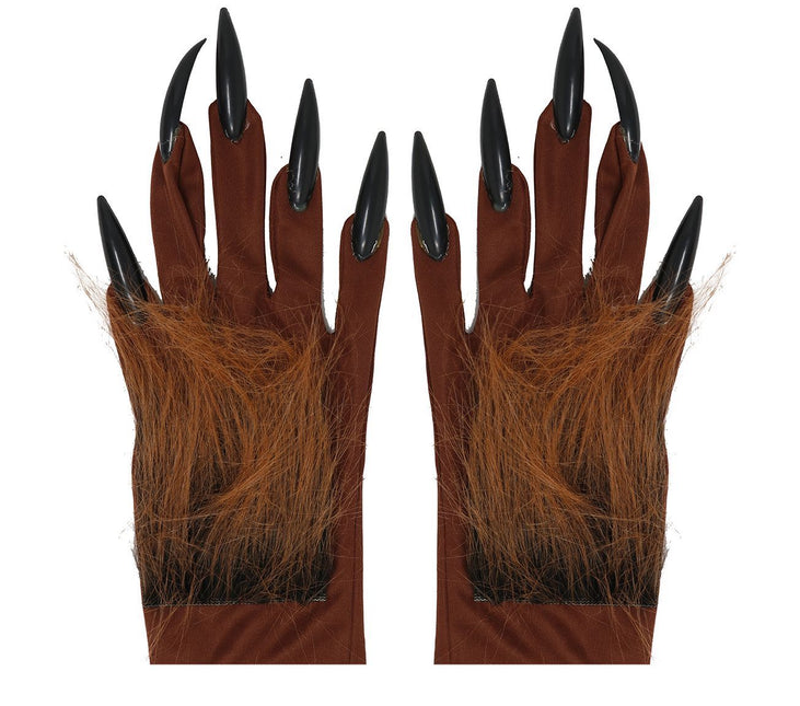 Guantes de Halloween Garras de hombre lobo