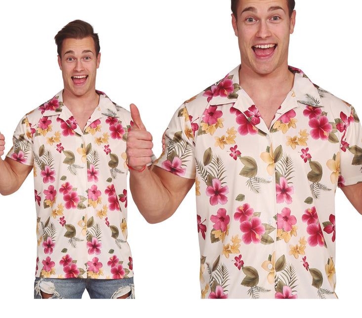 Camisa Hawaii Flores