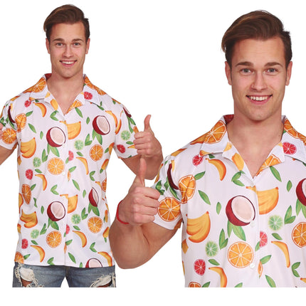 Camisa Hawaii Frutas