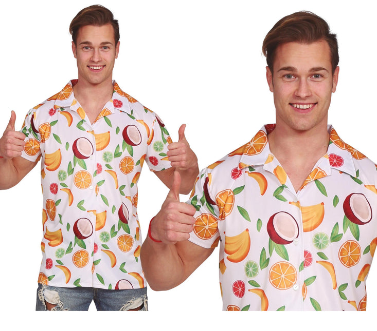 Camisa Hawaii Frutas