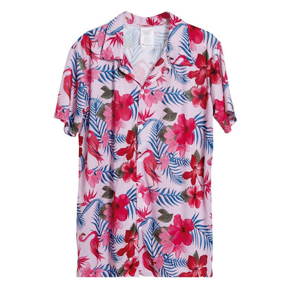 Camisa Hawai Flamingo