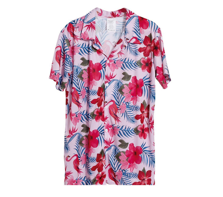 Camisa Hawai Flamingo