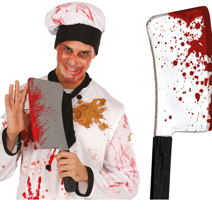 Halloween Cuchillo Falso Sangriento 40cm