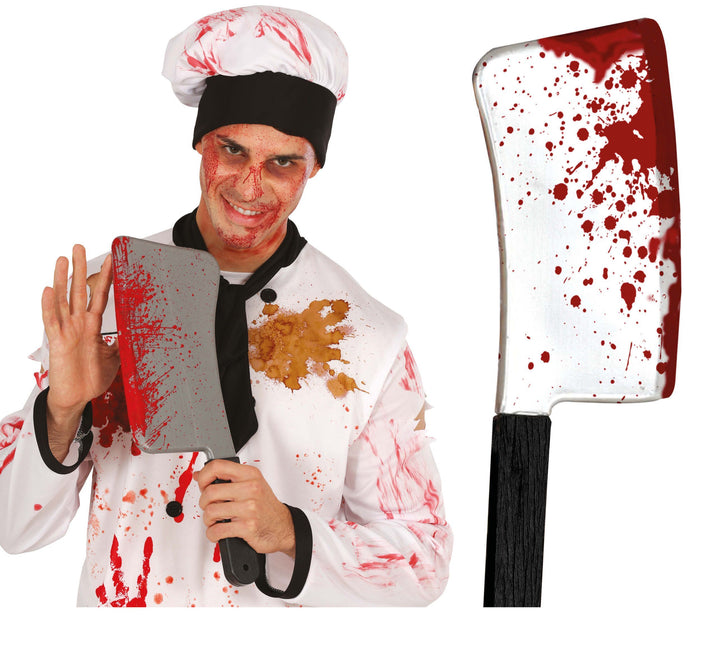 Halloween Cuchillo Falso Sangriento 40cm