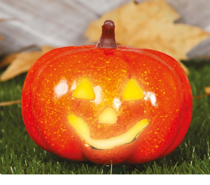 Calabaza de Halloween con Luz 16cm