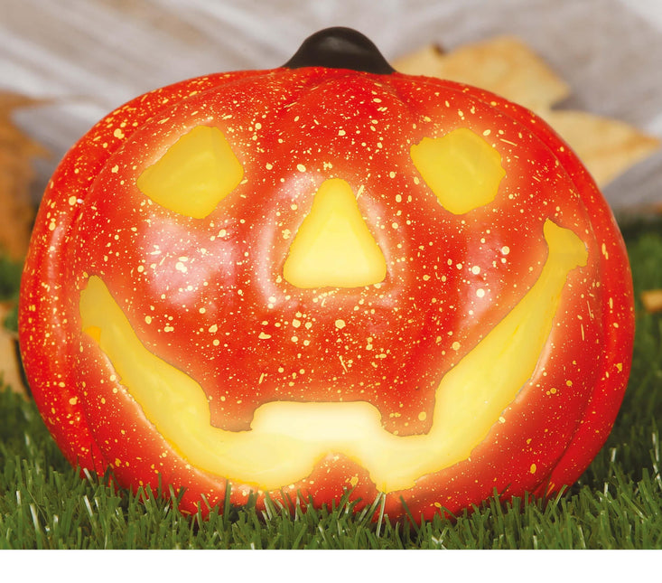 Calabaza de Halloween con Luz 17cm